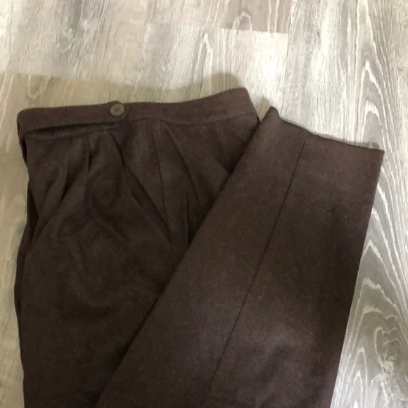 NWOT🌹YST by Ruven Brown Wool Trousers - Picture 2 of 5